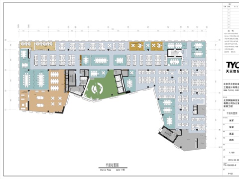 1100平办公室 最新全套施工图合集cad施工图