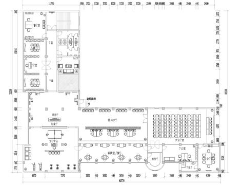 社区办公室 最新全套施工图合集cad施工图