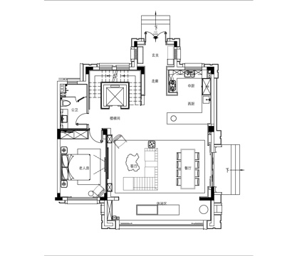  别墅 样板间 最新全套施工图合集cad施工图 