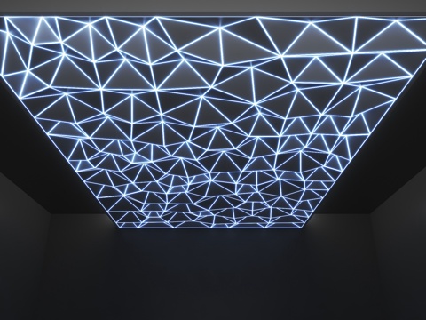  现代异形吊顶 异形天花 波纹吊顶 蜂窝吊顶 工装吊顶 艺术吊3d模型 