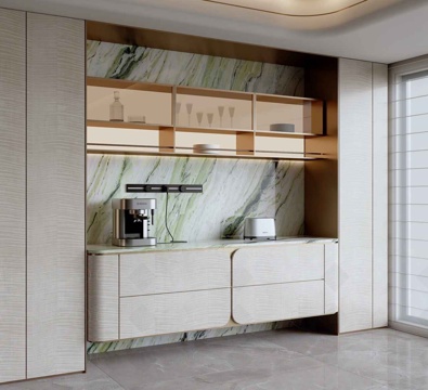  轻奢餐边柜 酒柜餐边柜 备餐柜餐边柜_3d模型 