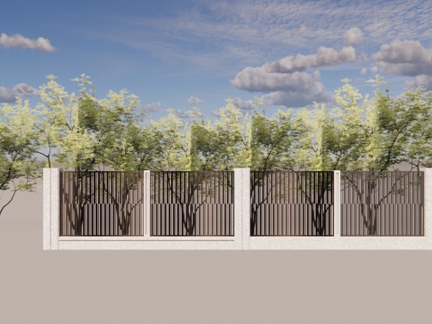 造景 庭院灯 门 景观 水池 草坪灯 庭院门 室内造景 露台su模型