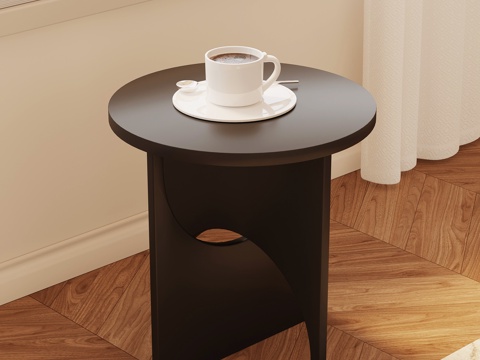  法式复古边几3d模型 