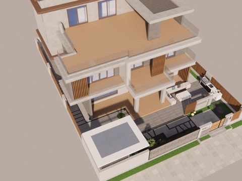 微景观 造景 草坪灯 室内景观 阳光房su模型