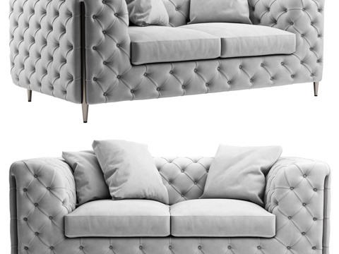  托斯科诺瓦MOORE沙发（双人座）3d模型 