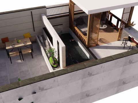 微景观 造景 草坪灯 室内景观 阳光房su模型