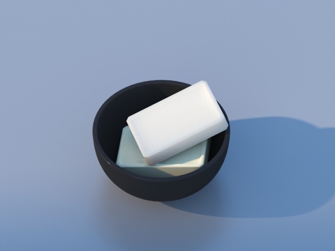  香皂 肥皂 洗浴用品3d模型 