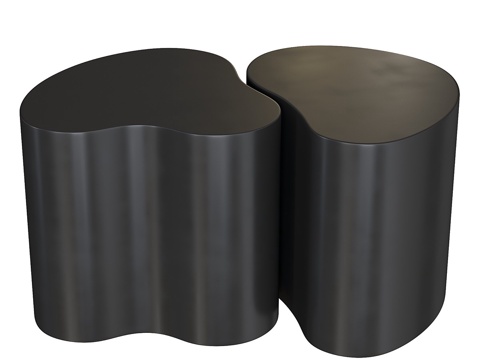  现代意式茶几组合3d模型 