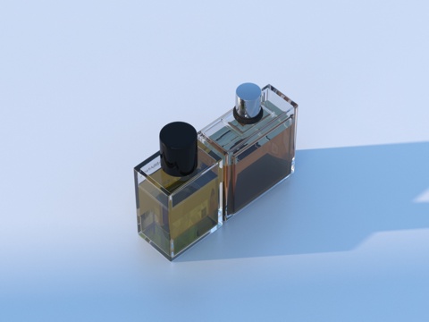  香水 化妆品 生活用品3d模型 