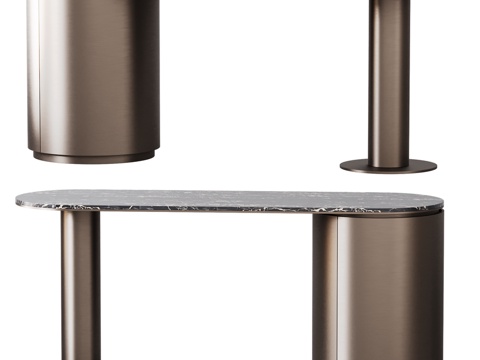  现代餐桌3d模型 