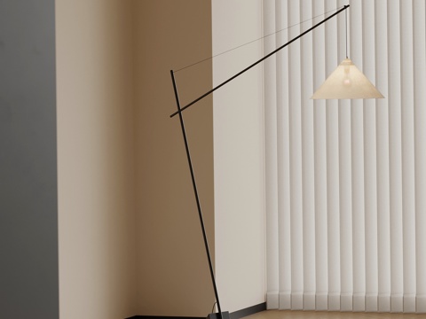  现代落地灯3d模型 