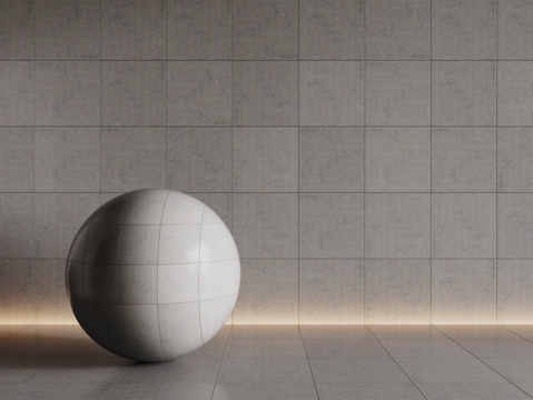  现代灰色瓷砖 厨房瓷砖 洗手间瓷砖 地砖 墙砖su模型 