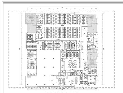 1000平办公室 最新全套施工图合集cad施工图