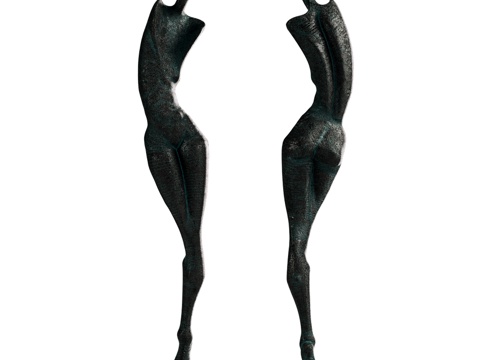  现代雕塑3d模型 