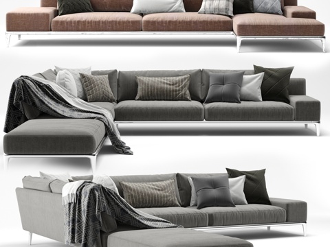  Poliform Park沙发3d模型 