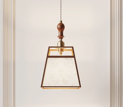 法式复古吊灯su模型