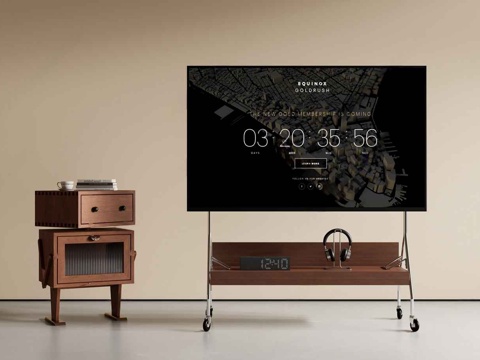  电视 移动电视 激光电视 落地电视3d模型 