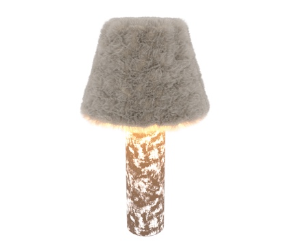  复古台灯3d模型 