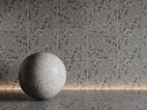  现代灰色瓷砖 厨房瓷砖 洗手间瓷砖 地砖 墙砖3d模型 