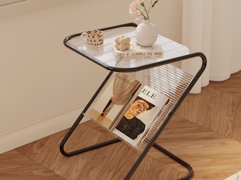 现代意式边几 角几su模型