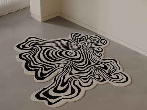 现代地毯su模型