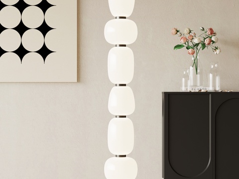 现代意式落地灯su模型