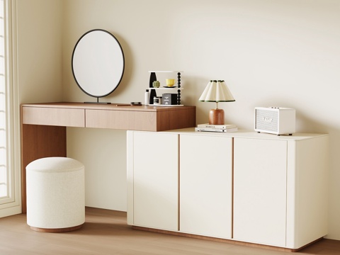 中古梳妆台su模型