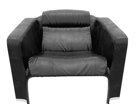  意式单人沙发3d模型 