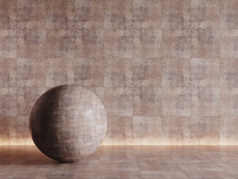  现代红色瓷砖 厨房瓷砖 洗手间瓷砖 地砖 墙砖3d模型 