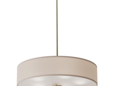  可转换鼓形吊灯7603d模型 