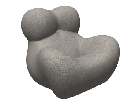 现代休闲沙发座椅su模型