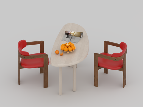  桌椅3d模型 