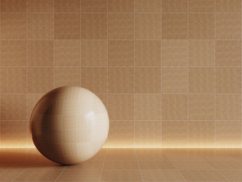  现代黄色瓷砖 厨房瓷砖 洗手间瓷砖 地砖 墙砖su模型 