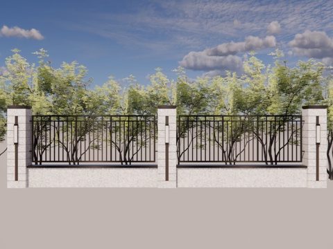  景观 室内造景 草坪灯 水池 水景 露台 屋顶花园 造景 微su模型 