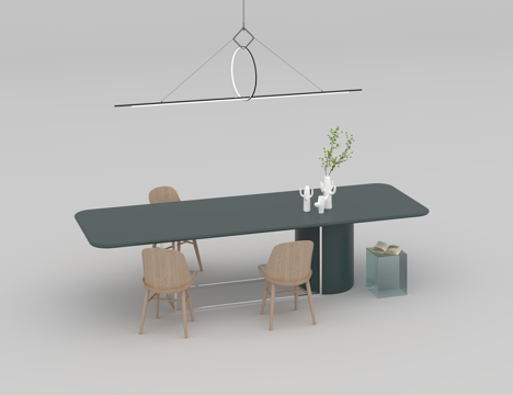  茶桌组合3d模型 