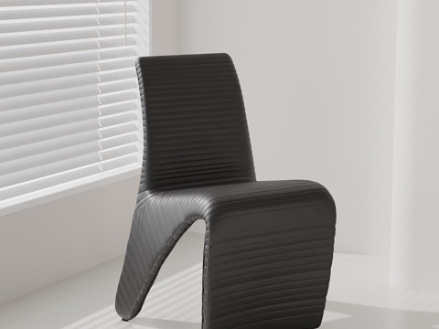  现代休闲椅su模型 