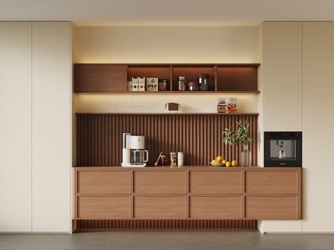  中古餐边柜su模型 