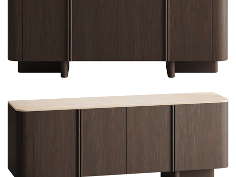  现代柜子3d模型 