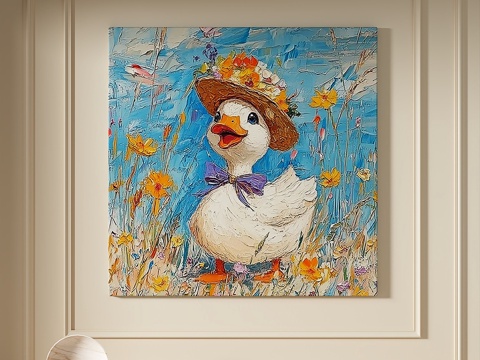  现代，轻奢，侘寂，肌理，油画，装饰画3d模型 