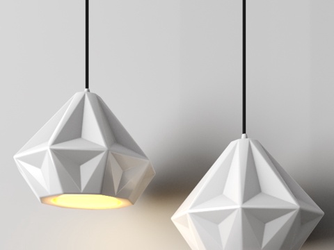  现代灯具3d模型 