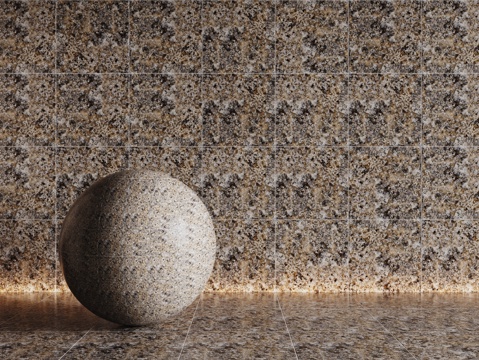  现代黄色瓷砖 厨房瓷砖 洗手间瓷砖 地砖 墙砖su模型 