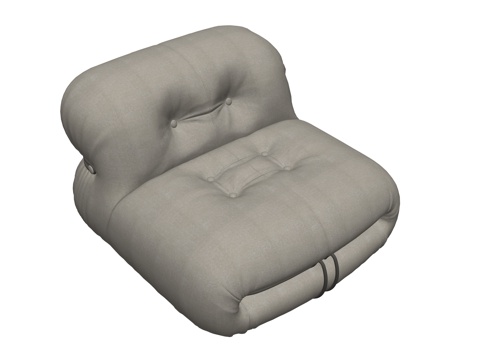 现代休闲沙发座椅su模型