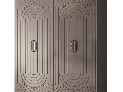  ALJ工作室衣柜（低多边形）3d模型 