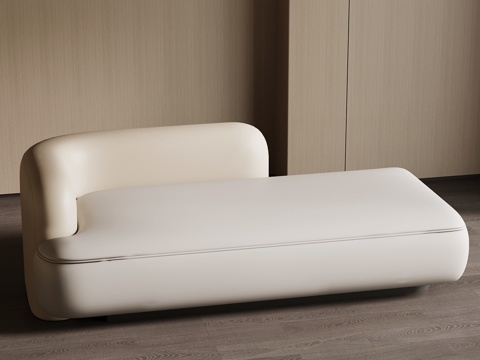  现代意式贵妃椅su模型 