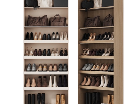  现代鞋柜3d模型 