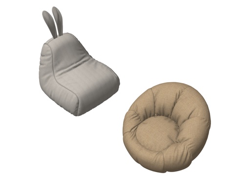 现代休闲沙发座椅su模型