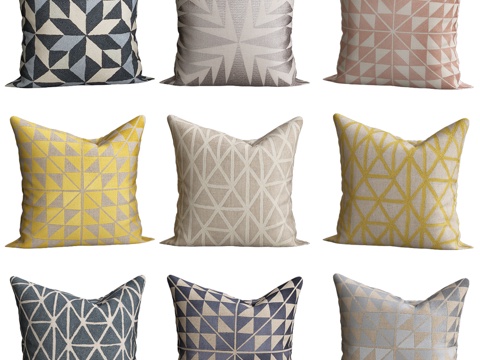  Niki Jones靠垫3d模型 