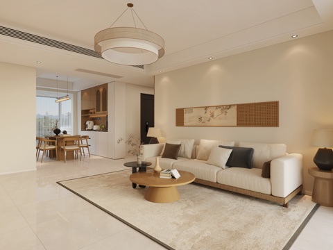  宋氏美学客厅3d模型 