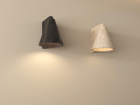  现代复古壁灯 氛围灯 走廊灯3d模型 