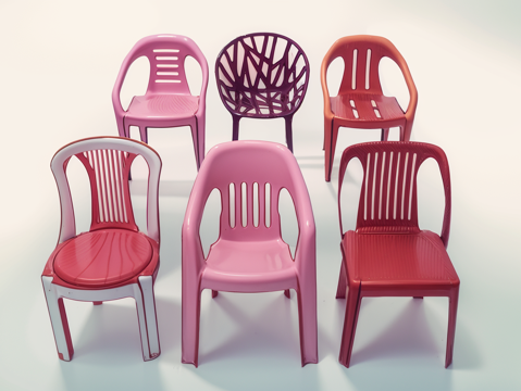  家居玩具摆件办公器材设备su模型 